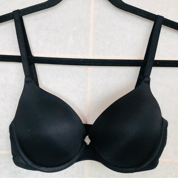 PINK Victoria's Secret Other - Victoria’s Secret Pink 32D Black‎ Wear Everywhere Push Up Bra